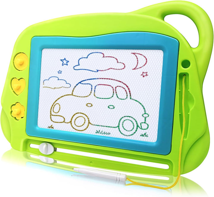 Magnetic Drawing Board Toddler Toys for Girls Gifts, Erasable Sketch Writing Doodle Pad Travel Games for Kids in Car, Early Education Learning Skill Development Toys for Kids Toddlers