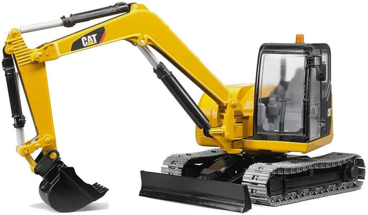 Toys - Construction Realistic CAT Mini Excavator Vehicle with Rotatable Cab and Removeable Shovel - Ages 3+