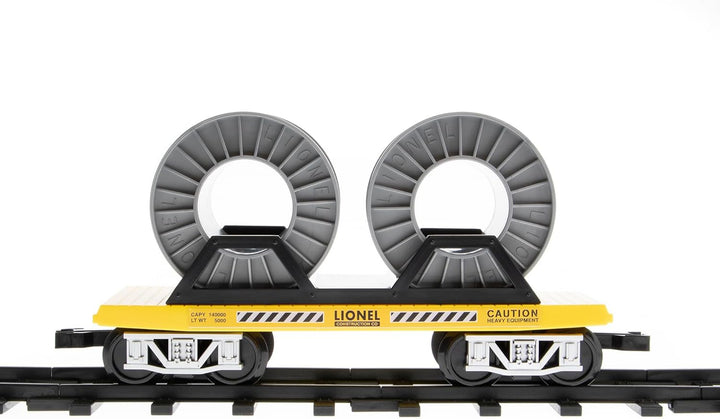Battery-Operated Construction Toy Train Set with Locomotive, Train Cars, Track & Remote with Authentic Train Sounds, & Lights for Kids 4+