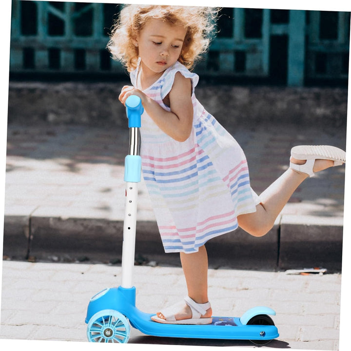 Three Wheeled Scooter Height Adjustable Portable Scooter for Stylish and Lightweight Outdoor for Ages