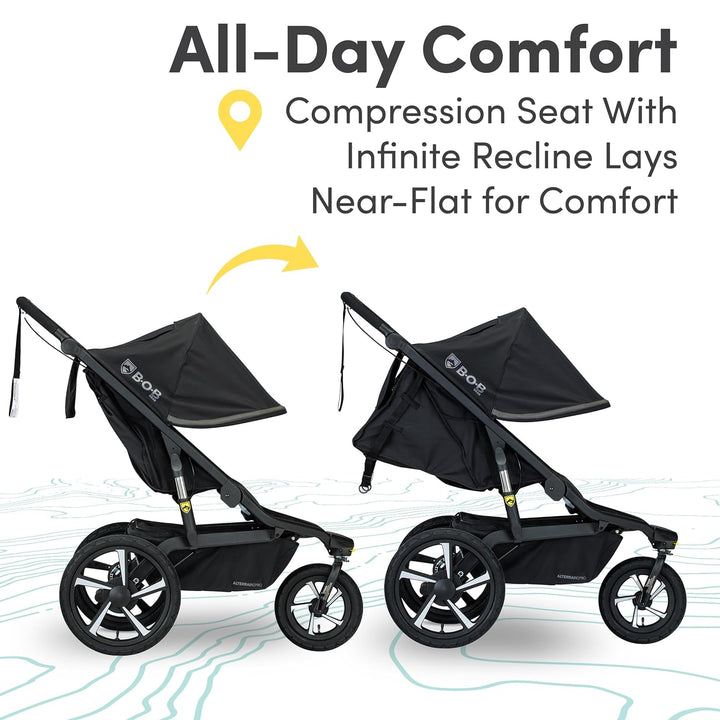 Alterrain Pro Jogging Stroller, Black
