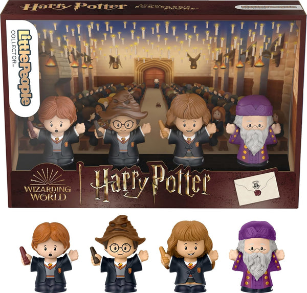 Harry Potter and the Sorcerer’S Stone Movie Special Edition Set for Adults & Fans, 4 Figures in Display Package