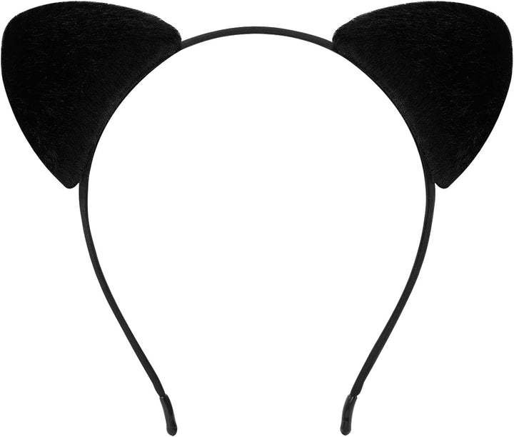 Mouse Ears, Sequin Mouse Ears Headband for Girls Women Halloween Birthday Party (Orange Bow)