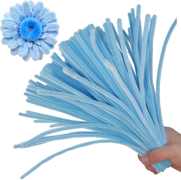 200PCS Pipe Cleaners with Instruction Manual 20 Colors Chenille Stems Bulk Art Craft Supplies Colorful Thick Fluffy Fuzzy Wire Sticks DIY Project for Kids Adults Back to School Supplies