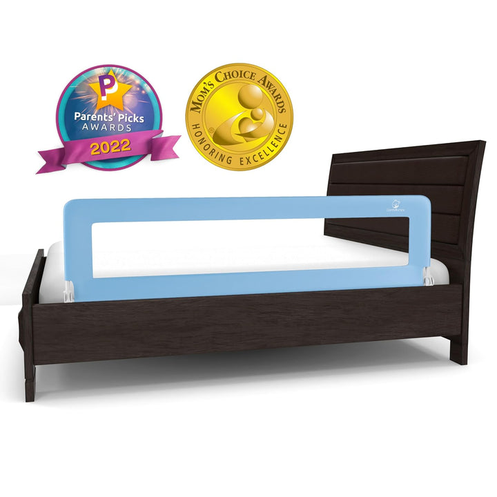 1-Pack Bed Rail for Toddlers 55.5" L X 19.5" H | Toddler Bed Rails for Twin, Full, Queen & King Mattress Size | Swing down Rail Guard | Mattress Side Rail for Kids | Gray