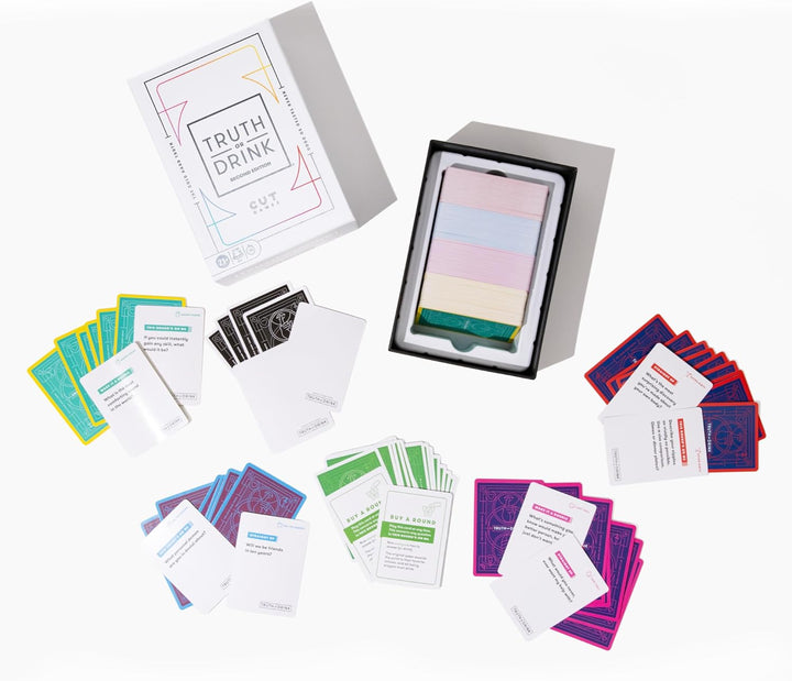 Party Game by Cut I as Seen on Tiktok, Youtube, and Snapchat | 410 Hilarious Questions | Ages 21+ | 2+ Players I Fun Games for Adults