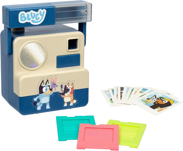 Chikit Chikit Pretend Camera, Role Play Toy Camera for Kids with 10 Photo Cards, 3 Pop-Out Film Cartridges, Toddler Toys Playset for Ages 3+