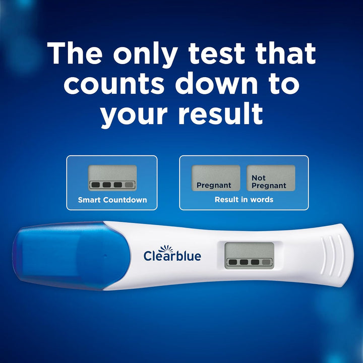 Pregnancy Test Combo Pack, 4Ct - Digital with Smart Countdown & Rapid Detection - Value Pack