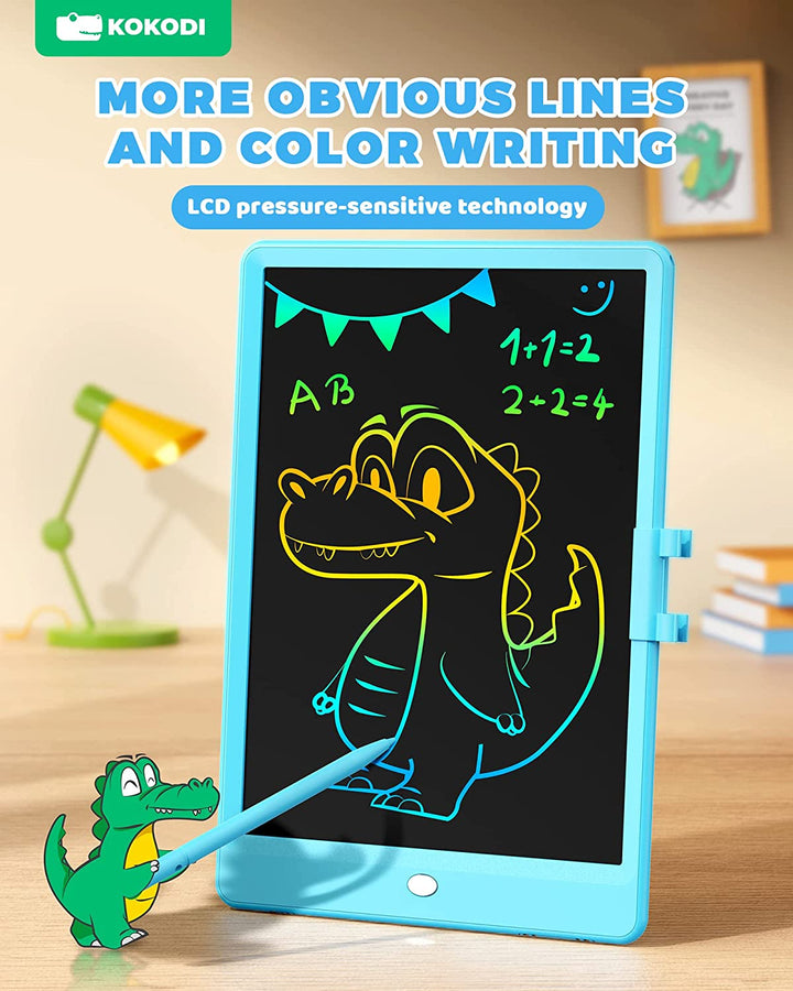 LCD Writing Tablet, Valentines Day Gifts for Kids，10 Inch Colorful Toddler Doodle Board Drawing Tablet, Erasable Reusable Electronic Drawing Pads, Educational and Learning Toys for Kids