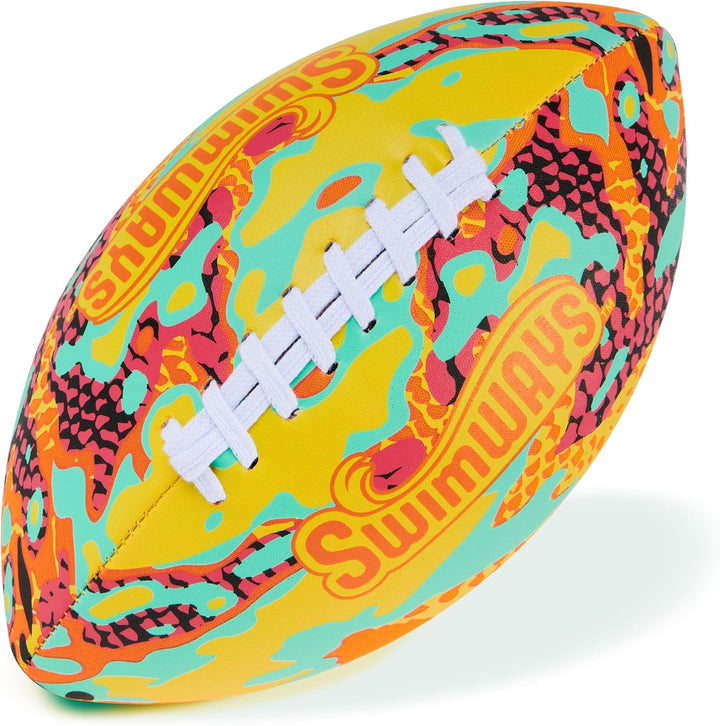 Hydro Waterproof Football, Outdoor Games for Adults and Kids, Swimming Pool Accessories and Pool Party Games,9.25 Inches, Green