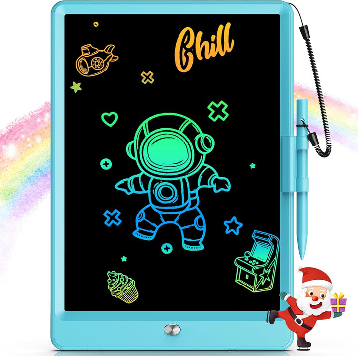 Toys for 3-6 Years Old Girls Boys, LCD Writing Tablet 10 Inch Doodle Board, Electronic Drawing Pads, Educational Birthday Gift for 3 4 5 6 7 8 Years Old Kids Toddler (Blue)