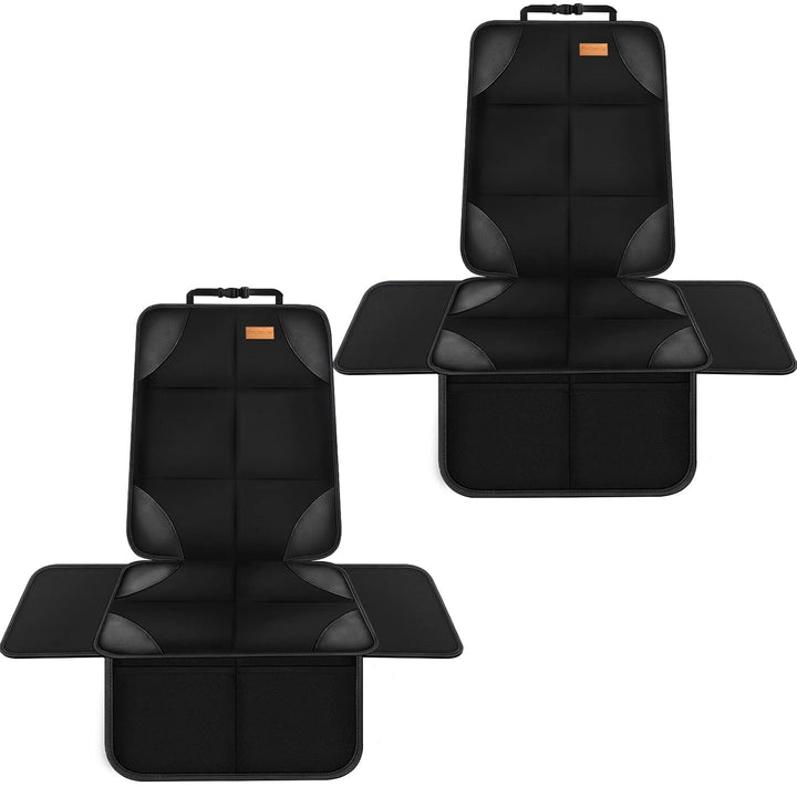 Car Seat Protector, 2 Pack of Seat Protectors, Thickest Padded 600D Fabric Padding, Waterproof, Durable, anti Slip Backing, Child Seat Protection, Suitable for Babies, Toddlers, Children