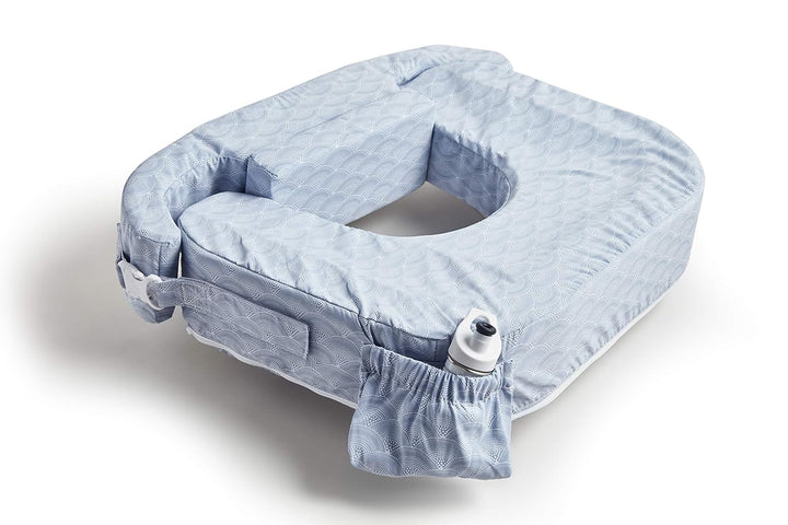 Organic Cotton Deluxe Nursing Pillow Cover - Slipcovers for Baby - Adjustable Fit, Easy Care, Durable - Original Nursing Pillow Not Included, Organic Cream