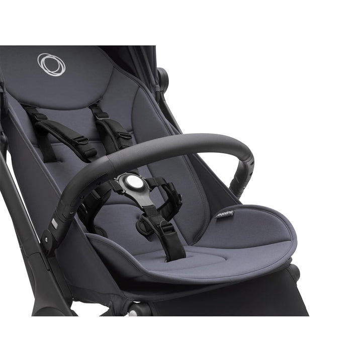 Butterfly Bumper Bar, Safe Baby Buggy Armrest for Butterfly Pushchair, Adjustable, Easy to Clean, Minimalistic and Sustainable Design, Grip Handle Bar for Growing Child, Black