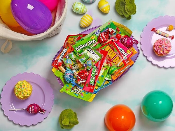 Lollipops - Bulk Candy Individually Wrapped Suckers Variety Party Pack- 50 Count W/ Assorted Flavors - Hard Candy for Party Favors, Kids & Goodie Bags