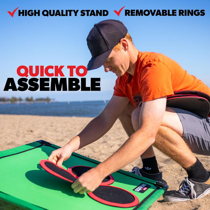 – Backyard Golf Game with 16 Chipping Velcro Balls & Mat, Yard and Outdoor Games for Adults & Family, Indoor Golf Set for Home, Beach or Party, Lawn Games for Adults & Family Outdoor