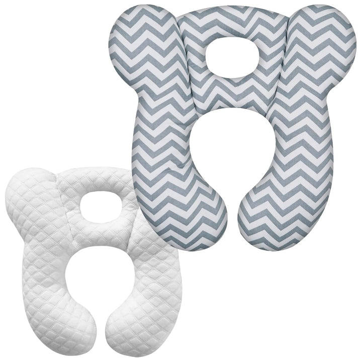 Baby Travel Pillow, Upgrade U-Shape Infant Pillow for Car Seat Pushchair and Stroller, Soft Comfortable Sleep Cushion for Kids Newborn and Toddler -Lion White
