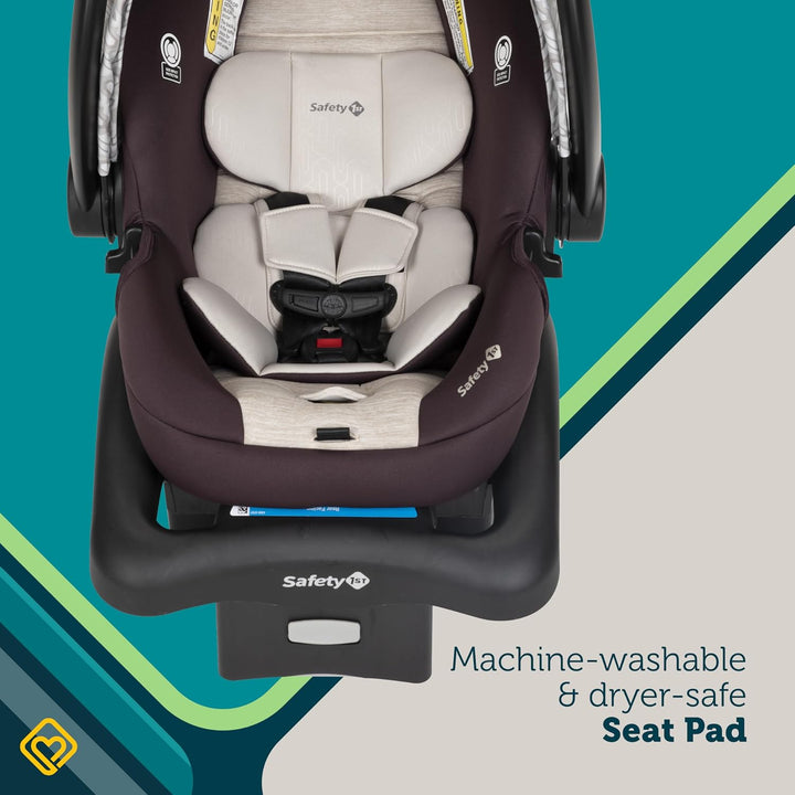 Deluxe Grow and Go Travel System Stroller and Car Seat Combo, 8-In-1 Travel System, Weight Capacity 4-30 Lbs, Dunes Edge