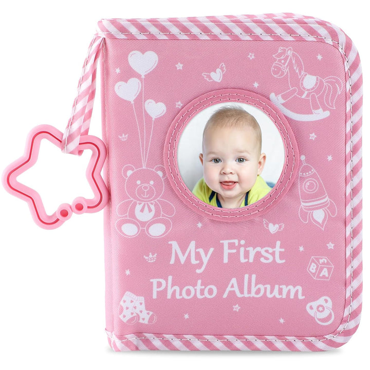 Baby'S My First Family Album Soft Photo Cloth Book Boho Rainbow My First Book of Photos Baby Memory Album Gift Holds 4X6 Pictures for Babies Newborn Toddler & Kids Baby Shower