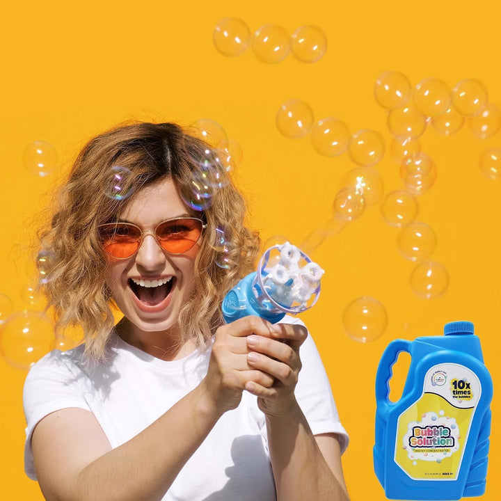 32 Oz Concentrated Bubble Solution, Refills up to 2.5 Gallons, Non-Toxic Concentrated Solution for Bubble Machines, Giant Bubble Wands,Bubble Gun and Blowers