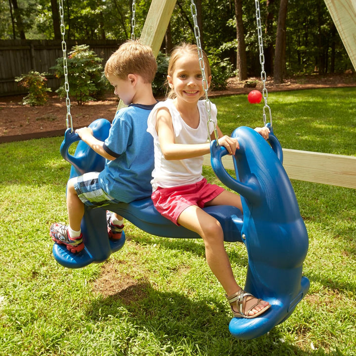 Mega Rider Glider Swing ,Blue