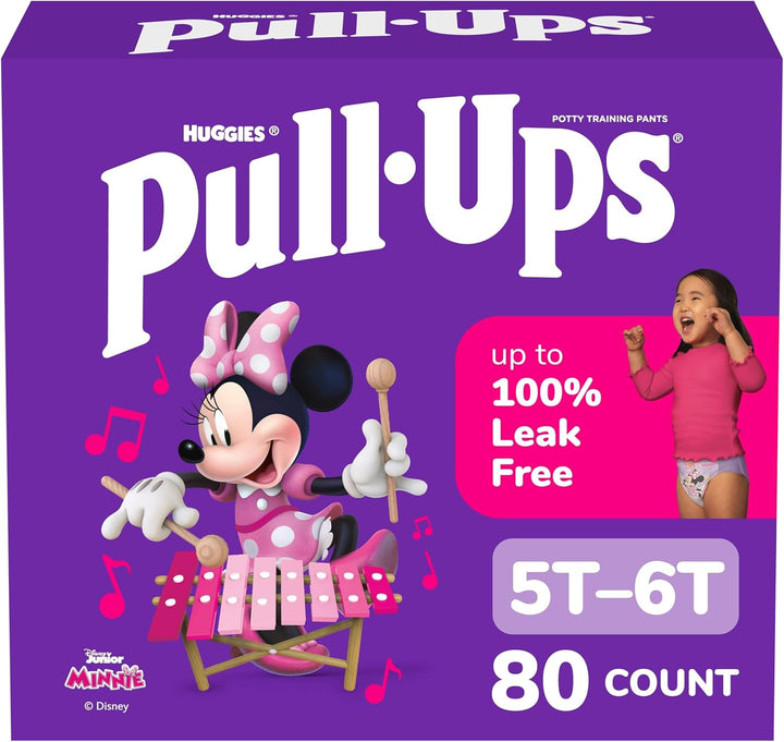 Girls' Potty Training Pants, Size 3T-4T Training Underwear (32-40 Lbs), 112 Count (4 Packs of 28)