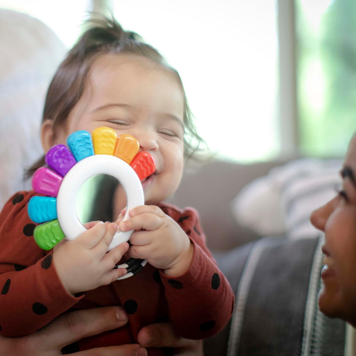 Outstanding Opus the Octopus Sensory Rattle & Teether Multi-Use Toy, BPA Free & Chillable, 3 Months & Up, Multicolored