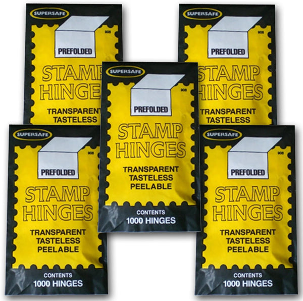 Stamp Hinges FIVE Pack -- Total of 5000 Hinges