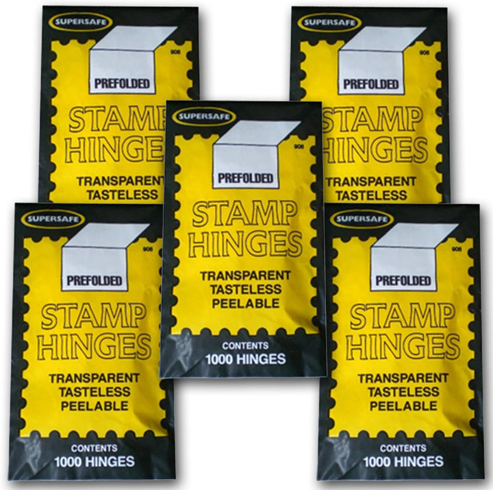 Stamp Hinges FIVE Pack -- Total of 5000 Hinges