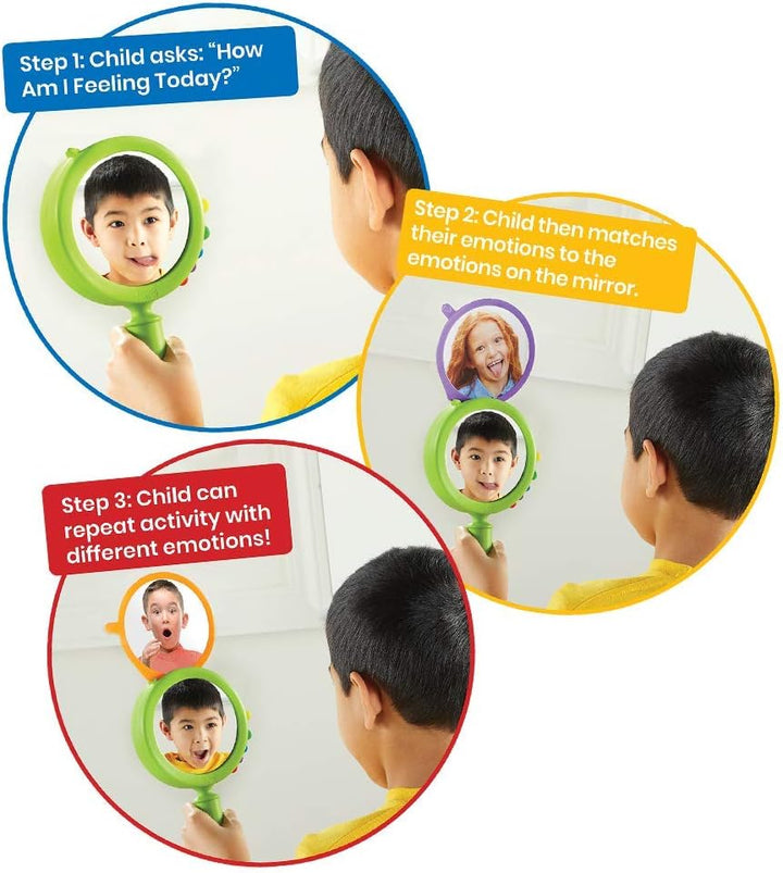 See My Feelings Mirror, Play Therapy Toys, Mindfulness for Kids, Emotional Regulation for Kids, Social Emotional Learning Activities, Calm down Corner Supplies, Calming Corner (Set of 1)