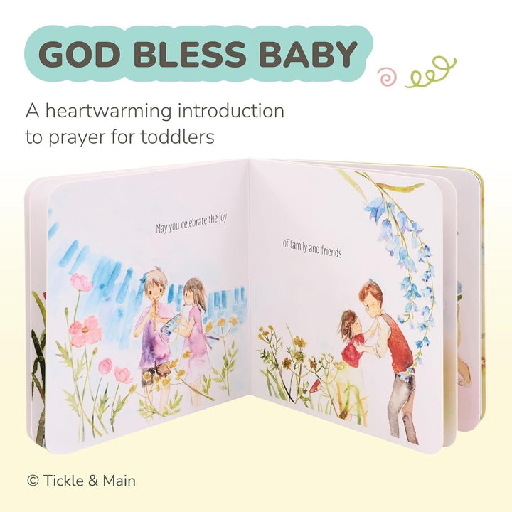 Catholic Baptism Set with Musical Prayer, Lamb & Baby’S First Prayer Book - 2-Pc White Presentation Box for Baptism Gifts for Boys