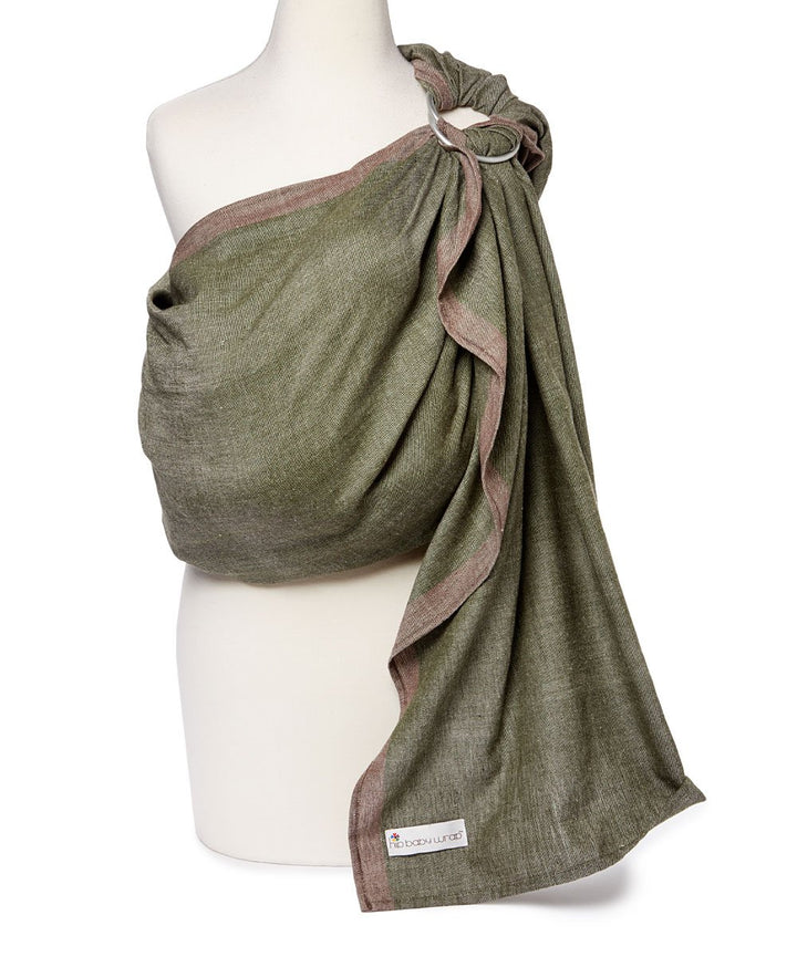 Ring Sling Baby Carrier for Infants and Toddlers - Beautiful, 100% Soft Cotton Baby Wraps Carrier for Babies 8-35 Lbs - Perfect Baby Shower Gifts Moms and Dads - Nursing Cover (Midnight)
