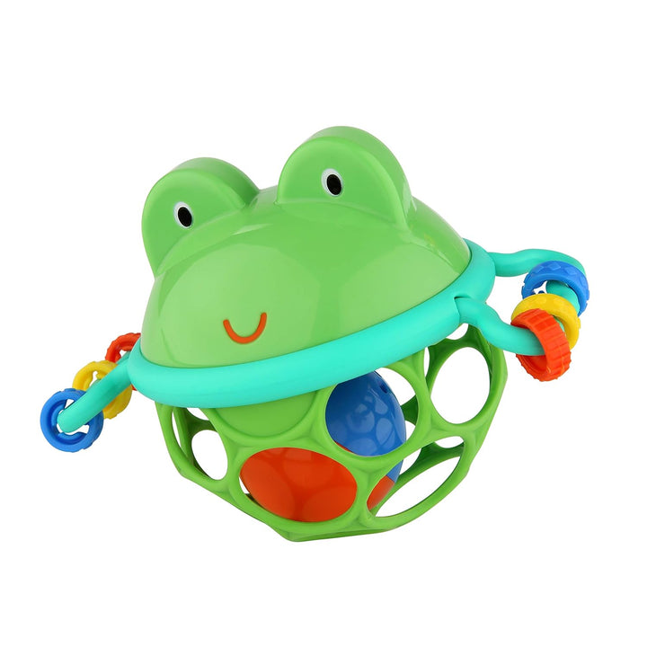 Oball Easy-Grasp Rattle Bpa-Free Infant Toy in Teal, Age Newborn and Up, 4 Inches