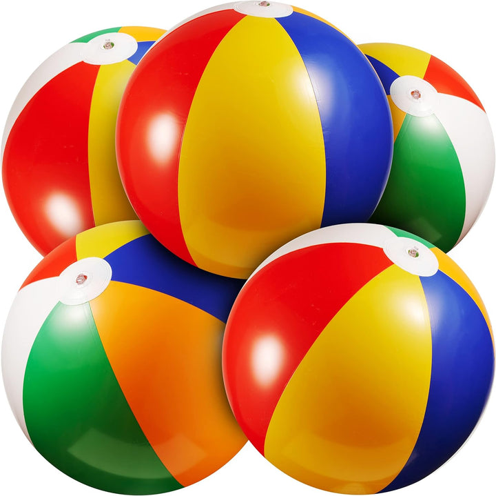 Inflatable Baseball (Pack of 12) 16-Inch, Baseball Beach Balls for Themed Party Decorations & Birthday Decor - Pool Ball Toys Party Favors & Goodie Bags Favors for Kids, Boys and Girls