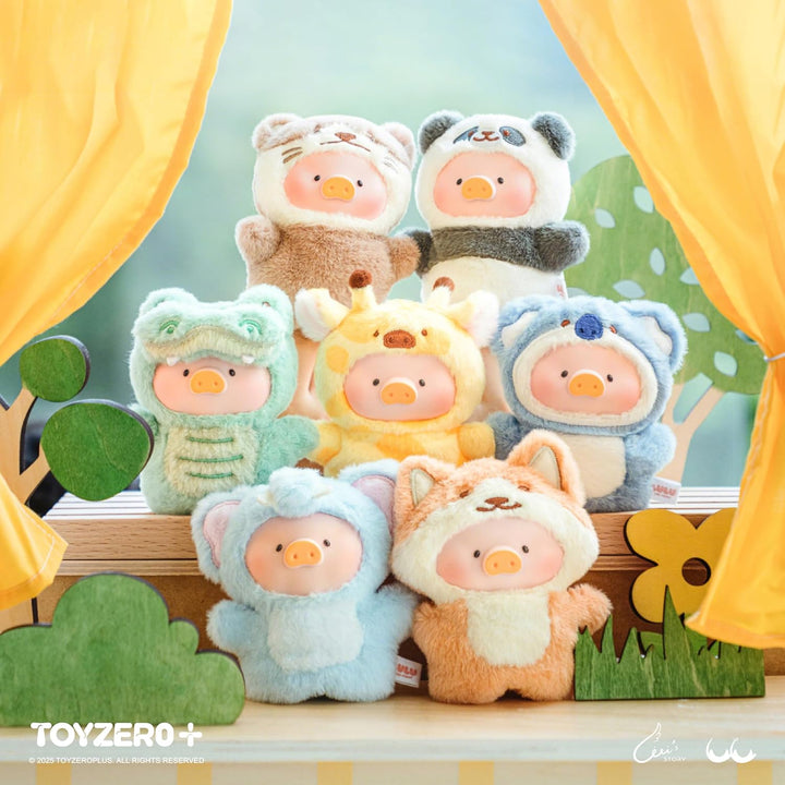 Lulu the Piggy Blind Box Figures - Puppet Show Series Plush Keychain Blind Boxes Figurines Cute Stuffed Animals Mystery Box Collectibles Toys Home Decorations Holiday Birthday Gifts, Single Box