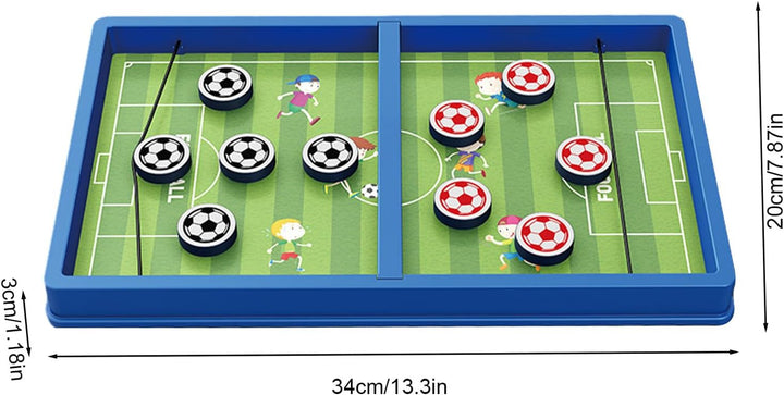 Football Stuff, Sling Puck Game, Wooden Sling Football Shot Board Game Large Table Interaction Speed Track Toy for Party Home Family Parents-Child Boys Girls Adult