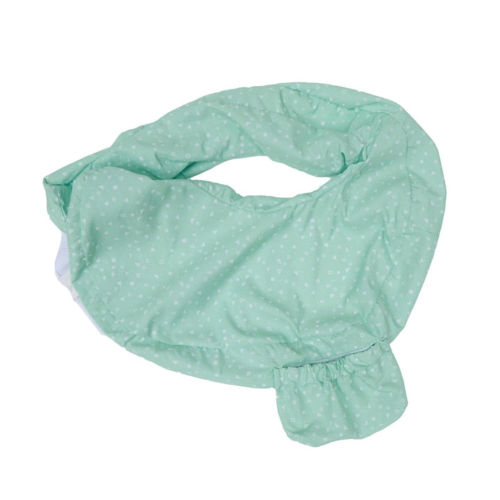Organic Cotton Deluxe Nursing Pillow Cover - Slipcovers for Baby - Adjustable Fit, Easy Care, Durable - Original Nursing Pillow Not Included, Organic Cream