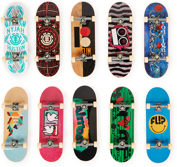 , DLX Pro 10-Pack of Collectible Fingerboards, for Skate Lovers, Kids Toy for Ages 6 and Up