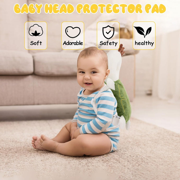 Baby Walker Head Protector Backpack - Adjustable & Soft & Comfortable, Cute Cartoon Design (BLY-WG)