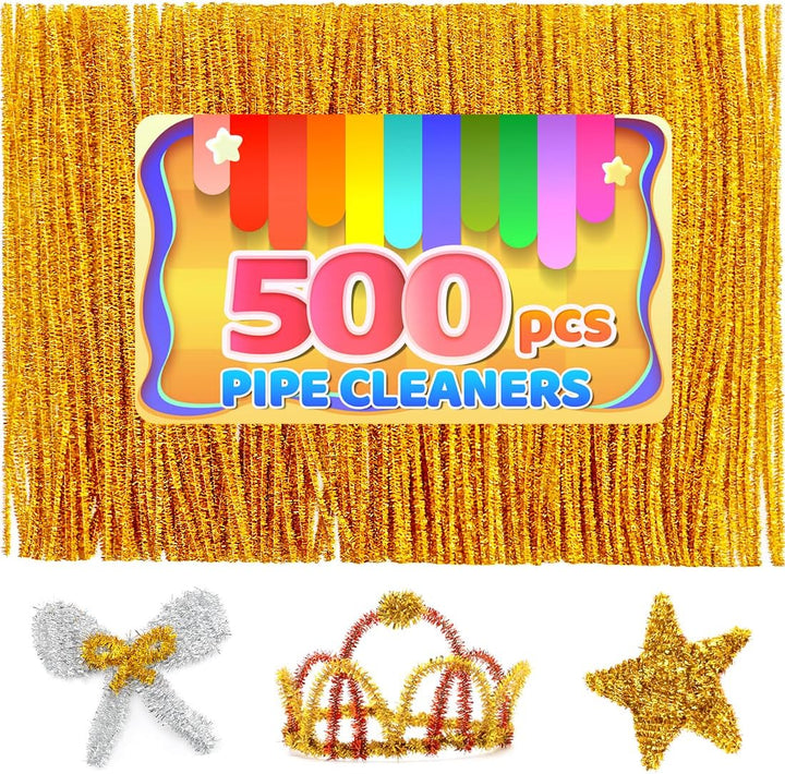 200Pcs 20Colors, Pipe Cleaners, Chenille Stems, Pipe Cleaners for Crafts, Pipe Cleaner Crafts, Art and Craft Supplies