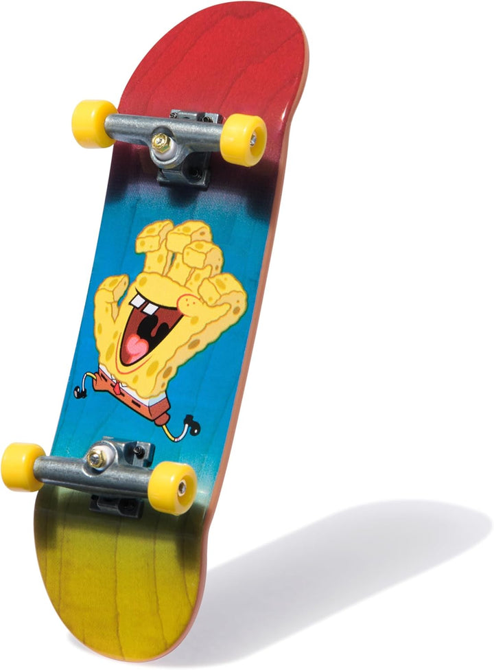 TECH DECK, Spongebob Sk8Shop Fingerboard Bonus Pack, Collectible and Customizable Mini Skateboards, Kids Toys for Ages 6 and Up