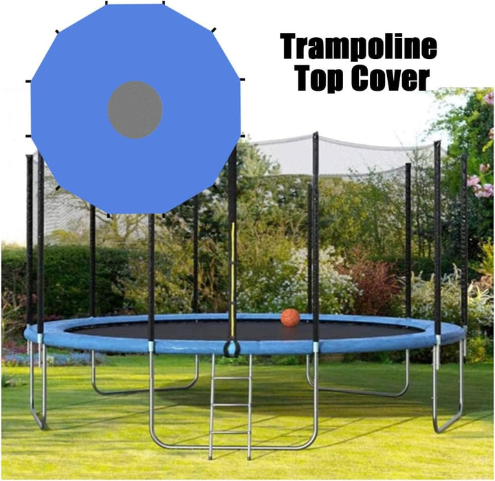 Trampoline Sun Shade Cover 6FT 8FT 10FT 12FT 14FT 16FT Trampoline Top Cover Waterproof Trampoline Canopy Oxford Outdoor Trampoline Accessories
