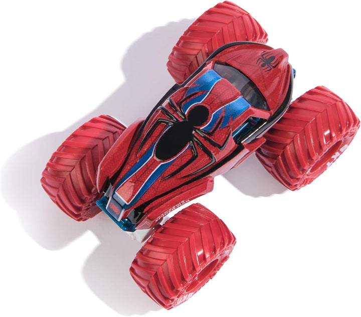 , Marvel Official Spider-Man Vs. Black Panther Die-Cast Monster Trucks, 1:64 Scale, Kids Toys for Boys and Girls Ages 3 and Up