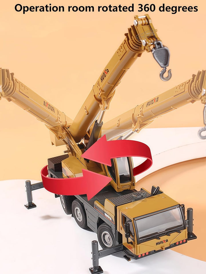 1/50 Scale Autocrane Toys, Crane Truck Construction Vehicle, Alloy Boom Truck Engineering Car Models, Great Gifts, Collections, Cake Toppers, Room Decoration for Kids