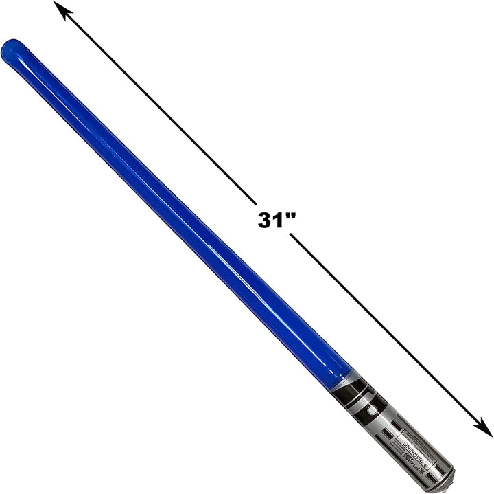 Inflatable Army 12 Inflatable Light Saber Sword Toys - 4 Green, 4 Red 4 Blue Lightsabers - Party Favor, Halloween Costume, Treats, Christmas Stocking Stuffer, Pool, Yoda, Sith, Jedi