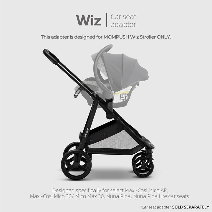 Wiz Stroller Car Seat Adapter, Connect Maxi-Cosi and Nuna Specific Models Car Seat to  Wiz Stroller Only