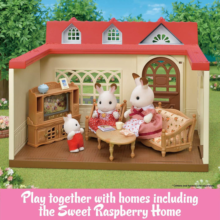 Comfy Living Room Set - Toy Dollhouse Furniture & Accessories Set for Ages 3+