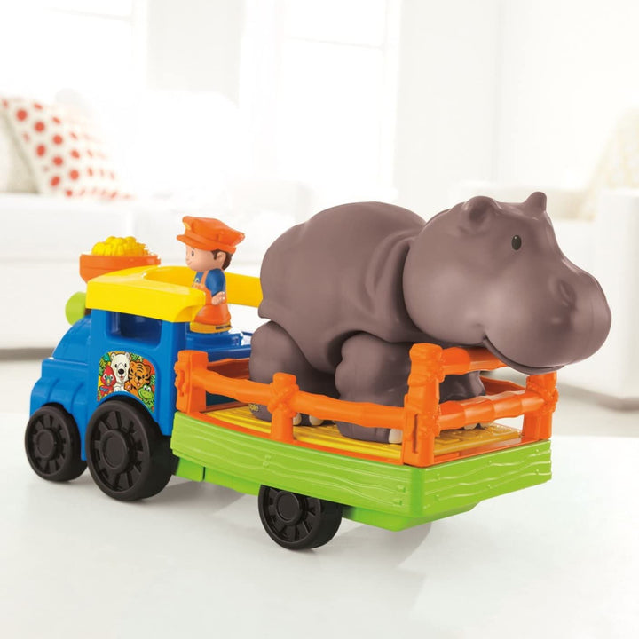 Little People Toddler Toy Train Choo-Choo Zoo with Music Sounds and 3 Figures for Pretend Play Ages 1+ Years