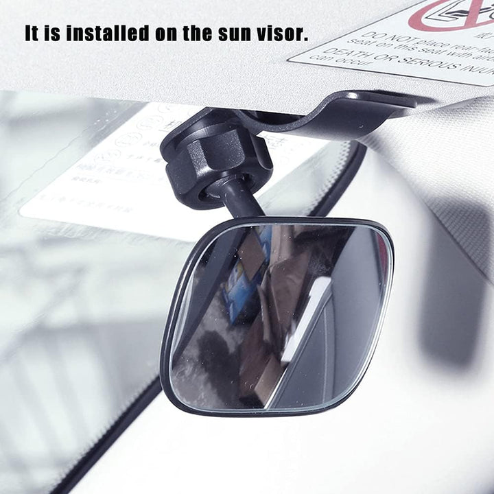 Automotive Interior Rearview Baby Mirror Right Wide Angle Convex Mirror for Infant Toddler Child Children Backseat Adjustable Rearview