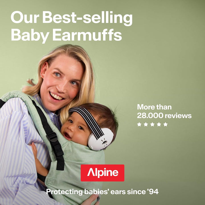 Muffy Baby Ear Protection for Babies and Toddlers up to 36 Months - CE & ANSI Certified - Noise Reduction Earmuffs - Comfortable Baby Headphones against Hearing Damage & Improves Sleep - Green